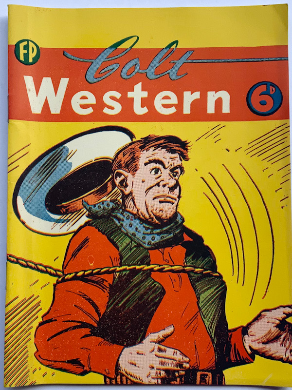 scarce New Zealand Colt Western no.2 pulp fiction book